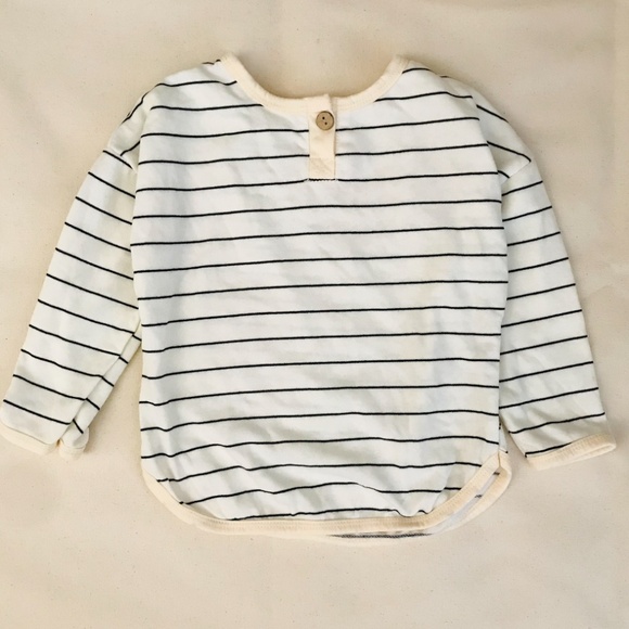 Kids long sleeve soft striped tee 4T/110/56 - Picture 1 of 5